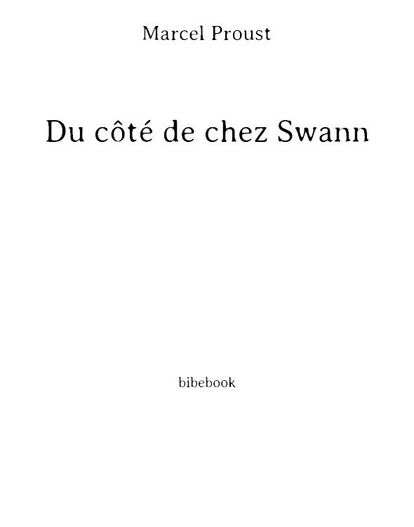 Du côté de chez Swann