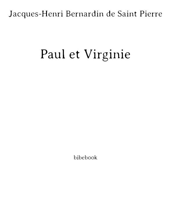 Paul Et Virginie