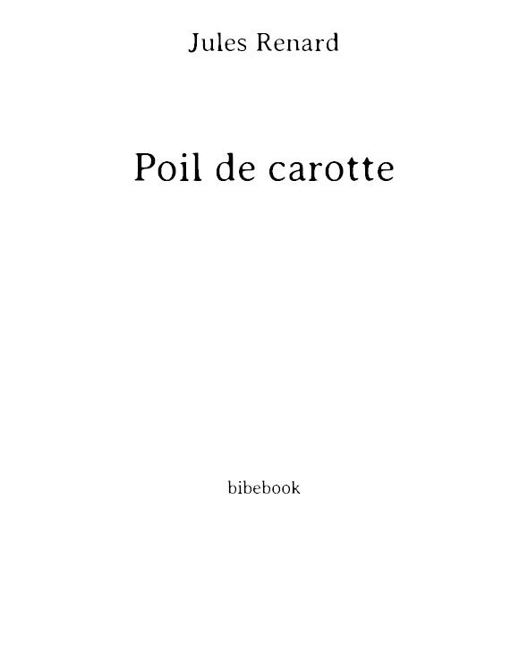 Poil de Carotte